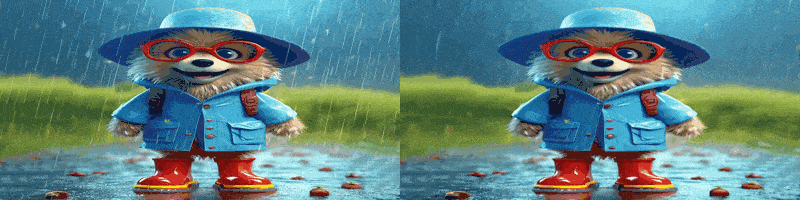 dog In Rain