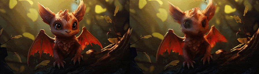 Cute dragon Image to Video Generator