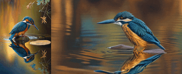 Kingfisher animation image