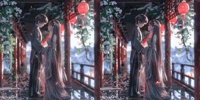 Traditional Japanese Couple