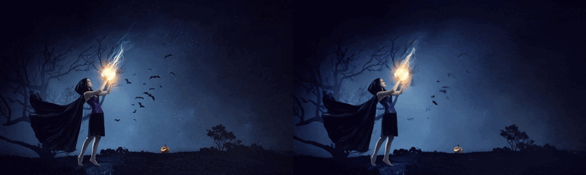 Witch animation image