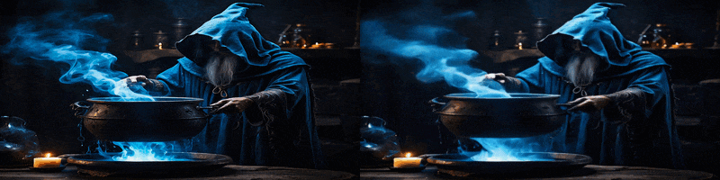 Wizard animation image