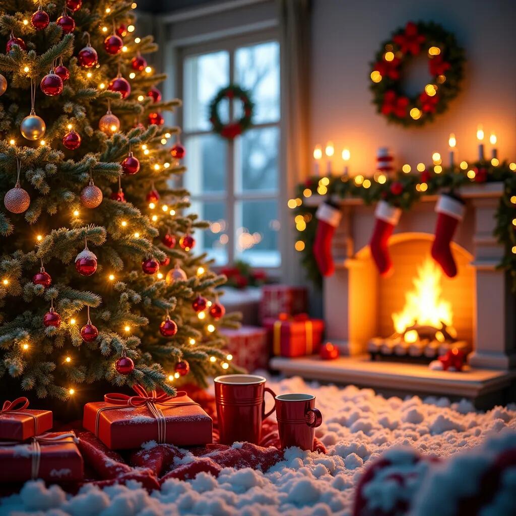 Cozy Christmas Room