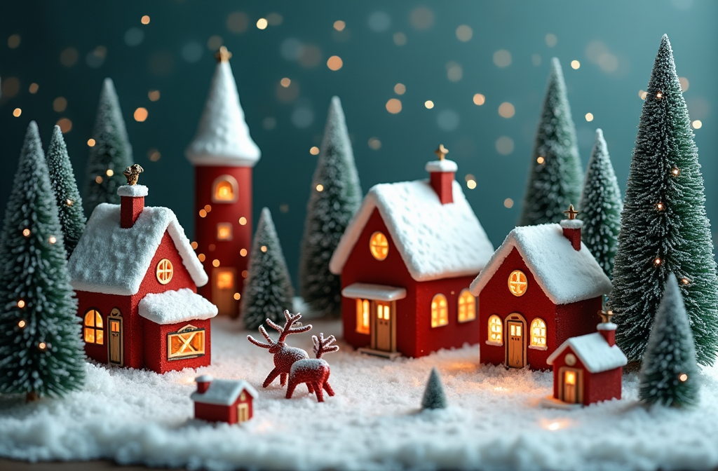 Miniature Christmas Village