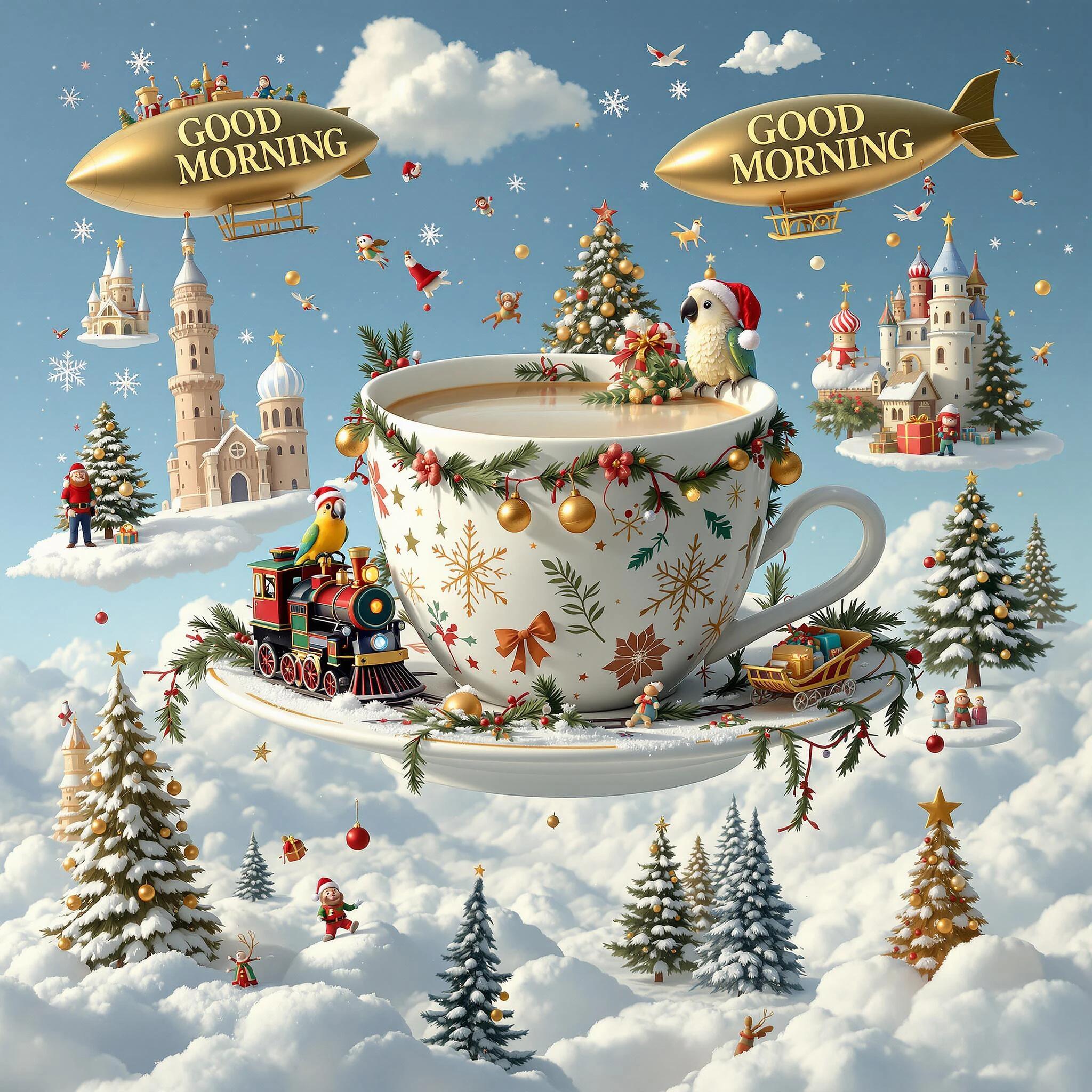 Magical Christmas Morning Fantasy